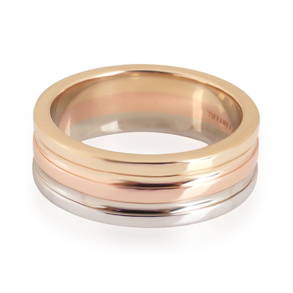Tiffany & Co. Trinity Band in 14K 3 Tone Gold - Picture 2 of 3